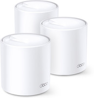 TP-Link Deco X60 (3-Pack) whole home Wi-Fi System Mesh Router 2.4 GHz, 5 GHz 5400 Mbps Wifi Speed Dual Band Internal Antenna Ethernet (Cable Broadband)(White)