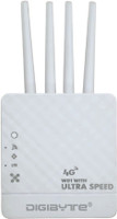 DIGIBYTE 3Antenna 4G All Sim Supported Router 1200 Mbps 4G Router(White, Tri Band)