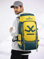 WROGN GTIER TREKKING WITH SHOES COMPARTMENT WITH DURABLE RAINCOVER Rucksack  - 60 L(Yellow)