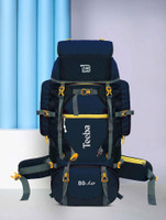 Teeba Bags Waterproof Trekking Hiking Camping Outdoor Camp Luggage Bag Tour Travel Backpack Rucksack  - 80 L(Blue)