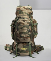 Tripole Colonel Pro Metal Frame Rucksack | Front Opening | Detachable Bag | Rain Cover | Rucksack  - 90 L(Multicolor)