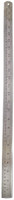 B K Jagan and Co Stainless Steel Ruler Machinist Engineer Ruler, Metric Ruler (60 Cm / 24 Inch) Ruler(Set of 1, GRAY)