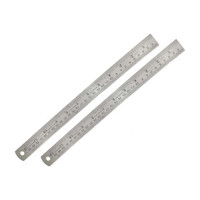 VERTEX AGENCIES 30CM Scale 2 Ruler Ruler(Set of 2, Steel)