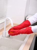 NARV Long Elbow Length Grey Working Painting Gardening Pet Care Reusable Household G3 Rubber Safety Gloves(Pack of 2)