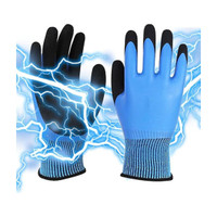 Donizard 220V Resistance Non-slip Safe Electrical Multi Purpose Gloves Nitrile, Nylon  Safety Gloves(Pack of 2)