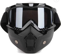 Steelbird Air 100% Goggle Face Mask Anti Scratch UV Protective Face Mask