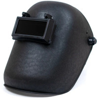Buildingshop Black Glass Flip-Up Front Window Welding Helmet Welding Helmet(Size - 18)