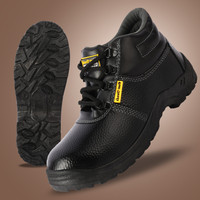 Xellent Steel Toe Synthetic Safety Shoe(Black, S1, Size 9)