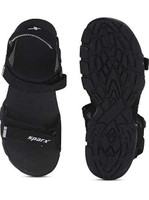 Sparx Men Sports Sandals(Black, Grey , 8)