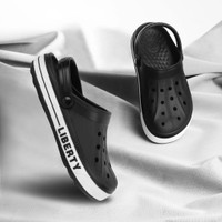 LIBERTY Men Clogs(Black , 10)