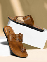Paragon PUK2235G Men Stylish Comfortable Daily Wear Men Sandals(Tan , 8)