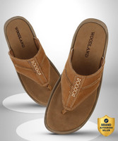 WOODLAND Men Comfortable Soft Sole Lightweight Home Wear Slippers(Brown , 9)