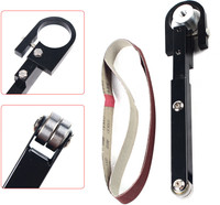 AS TOOL CENTER Type Angle Grinder Modified Belt Machine Bracket Belt Sander Widely used for grinding solder joint, stainless steel handrail, wood gap 1 inch Belt Sander