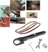 AS TOOL CENTER Metal Angle Grinder Electric Belt Sander Polishing Sand Widely used for grinding solder joint, stainless steel handrail, wood gap 1 inch Belt Sander