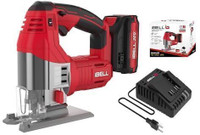 iBELL JIGSAW 2900RPM, 65W, IBL BJ2965 with 2Ah Battery , 3Ah Charger 3 inch Straight-line Sander