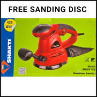 KPT 430W; 125mm; SHAKTI; SROS125; Random Sander Machine 430W; 125mm; KPT SHAKTI; SROS125; Random Sander Machine 5 inch Random Orbital Sander