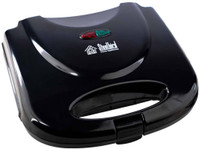 Steelbird Cyborg Toaster 750 Watt Grill Sandwich Maker with Non-Stick Coated Plates Grill(Black)
