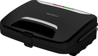 HAVELLS BigFill Crustino Sandwich Maker 900W with Food Grade NonStick Coated Sole Plates Toast(Black)