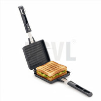 NSVL Non-stick Jumbo Grill Gas Toaster Premium Big Bread Toaster, Sandwich Maker Grill(Black)