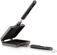 Panca by PANCA Gas Toaster Big Size,Jumbo Sandwich Maker Aluminium,Non Stick Veg Sandwich Maker Grill(Grey)