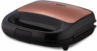 Morphy Richards by BAJAJ ELECTRICAL LUXE TWG Grill, Toast, Waffle(ROSEGOLD, Black)