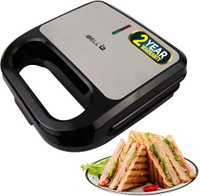 iBELL SM440 Sandwich Maker, Grill & Toast, Electric, Nonstick, 850 Watt Grill(Black)