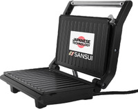 Sansui Crisp Pro Grill Sandwich Maker(Silver, Black)