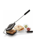 Flawless by 0 Premium Non-Stick Aluminium Grill Sandwich Toaster/Sandwich Maker/Gas Toaster/Gas Griller/Griller/Bread Griller/Instant Toaster Maker Grill Sandwich Maker(Black)