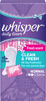Whisper Daily Liners Clean And Fresh Pantyliner(Pack of 20)