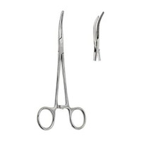 SANJU Khushi Surgicals Artery forceps CURVED (6 Inch) Stainless Steel Pack of 1 Scissors(Set of 100, Silver)