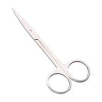 yojiyo - Grooming Small Scissor for Hair Cutting and Moustache Trimming, Surgical Use Scissors(Set of 1, Silver)