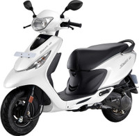 TVS Zest Booking for Ex-Showroom Price(Pearl White)