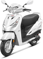 Hero Destini Prime (OBD2B) Booking for Ex-Showroom Price(Pearl Silver White SPM)