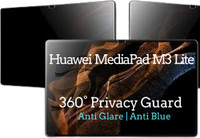 Pxin Edge To Edge Screen Guard for Privacy Screen Guard for Huawei MediaPad M3 Lite(Pack of 1)
