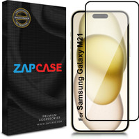 Zapcase Edge To Edge Tempered Glass for Samsung Galaxy M21(Pack of 1)