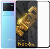 EITANSHA CREATION Edge To Edge Tempered Glass for iQOO Neo 6(Pack of 1)