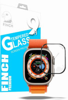 KANCHA Edge To Edge Tempered Glass for APPLE WATCH ULTRA 49MM SMART WATCH(Pack of 2)