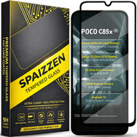 SPAIZZEN Edge To Edge Tempered Glass for POCO C85X 5G(Pack of 1)