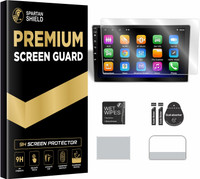 spartan shield Screen Guard for 9 INCH Android Car Stereo System, Car Infotainment Display Protector, Music System Protector, Aftermarket Touch Screen Audio Player Accessory [Not Tempered Glass](Pack of 1)