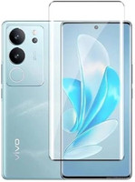 FAIYER BEAT Tempered Glass Guard for vivo v29 curved edge to edge uv tempered glass(Pack of 1)