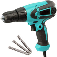 XDLB DIY Electric Screwdriver with High Torque Power Durable Corded Screw Gun – Industrial & Home Electric Screwdriver Collated Screw Gun(Corded)