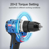 M-TREX DCJZ2060I21 60N.M TORQUE & 2-20V MAX LI-ION BATTERY 2300 RPM DRILL Drywall Screw Gun(Cordless)