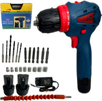MPT HI-FLEX CORDLESS DRILL KIT SET 25 TYPE OF TOOLS & 12V LI-ION BATTERY,CHARGER HF-CL-CD-12 Collated Screw Gun(Cordless)