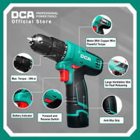 DCA MAYUR 1202 E CORDLESS SCREWDRIVER 12V MAX LI-ION BATTERY, 2 SPEED MODE Drywall Screw Gun(Cordless)