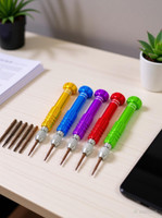 AKT 1 Screwdriver with 5 Multi-Bit Combination Screwdriver Set(Pack of 1)