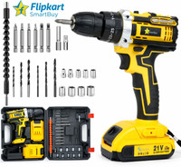 Flipkart SmartBuy Cordless Screwdriver set | Cordless drill | Impact Wrench | speed control tool Impact Screwdriver Set(Pack of 1)