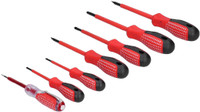 VTH ® 10pcs VED 1000V screwdriver set for electricians | Durable, ergonomic handles Impact Screwdriver Set(Pack of 1)