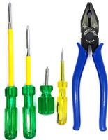 PERFECT Screw Driver set of 5 pcs with tester Combination Screwdriver Set(Pack of 5)