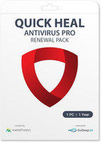 QUICK HEAL Anti-virus 1 User 1 Year (Renewal)(Voucher)