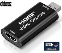 atdaraz 4K HDMI Video Capture Card, Tobo Card Game Capture Card Audio Capture Media Streaming Device(Black)